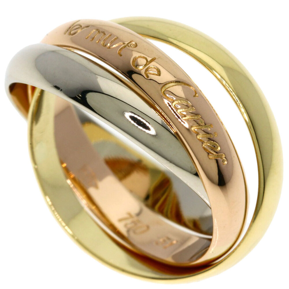 Cartier Trinity #51 Ring - 18K Yellow Gold/18K Pink White Gold Women's CARTIER